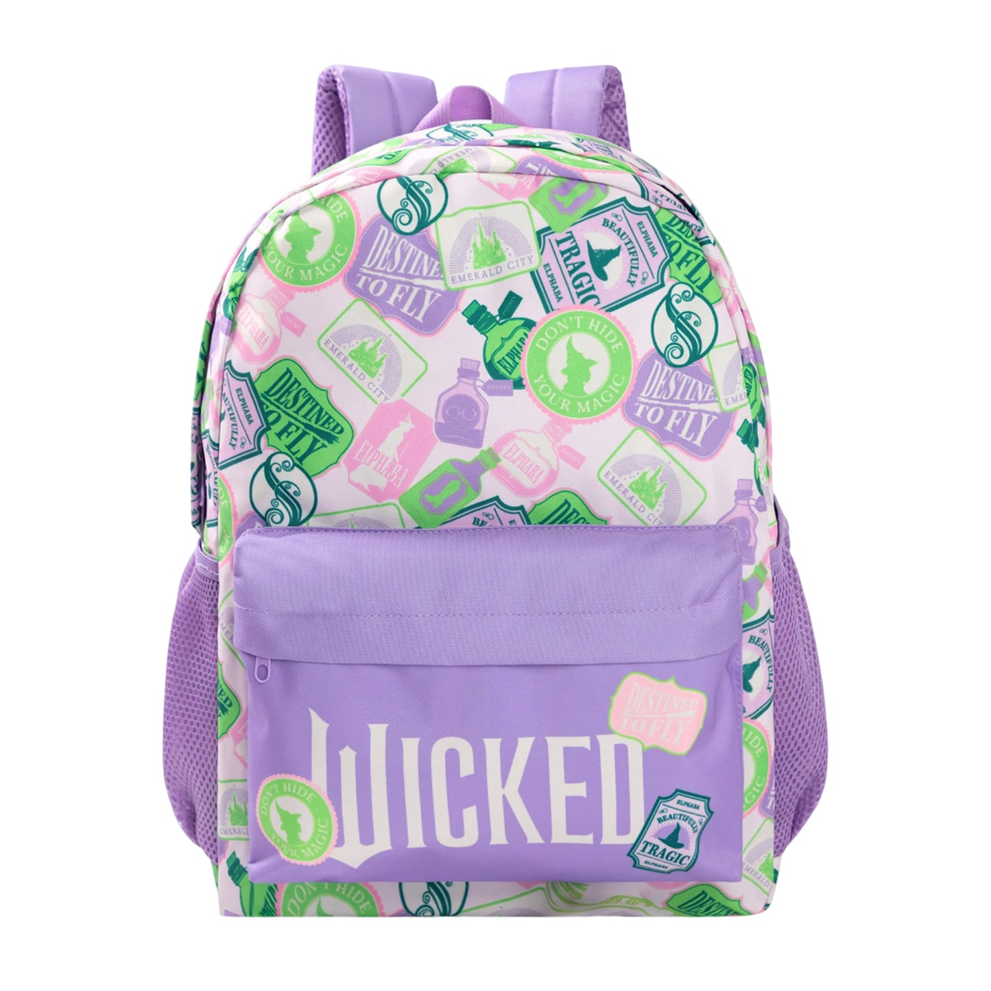 Purple - Front - Wicked Girls Icons Backpack