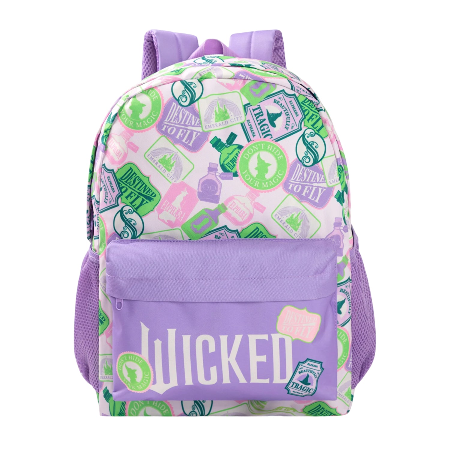 Purple - Front - Wicked Girls Icons Backpack