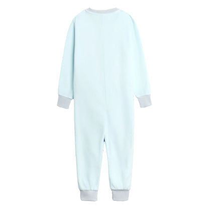 Blue - Back - Frozen Girls Characters All-In-One Nightwear