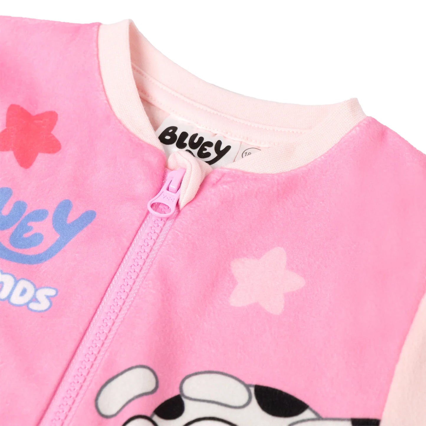 Pink - Lifestyle - Bluey Girls Bluey & Bingo All-In-One Nightwear