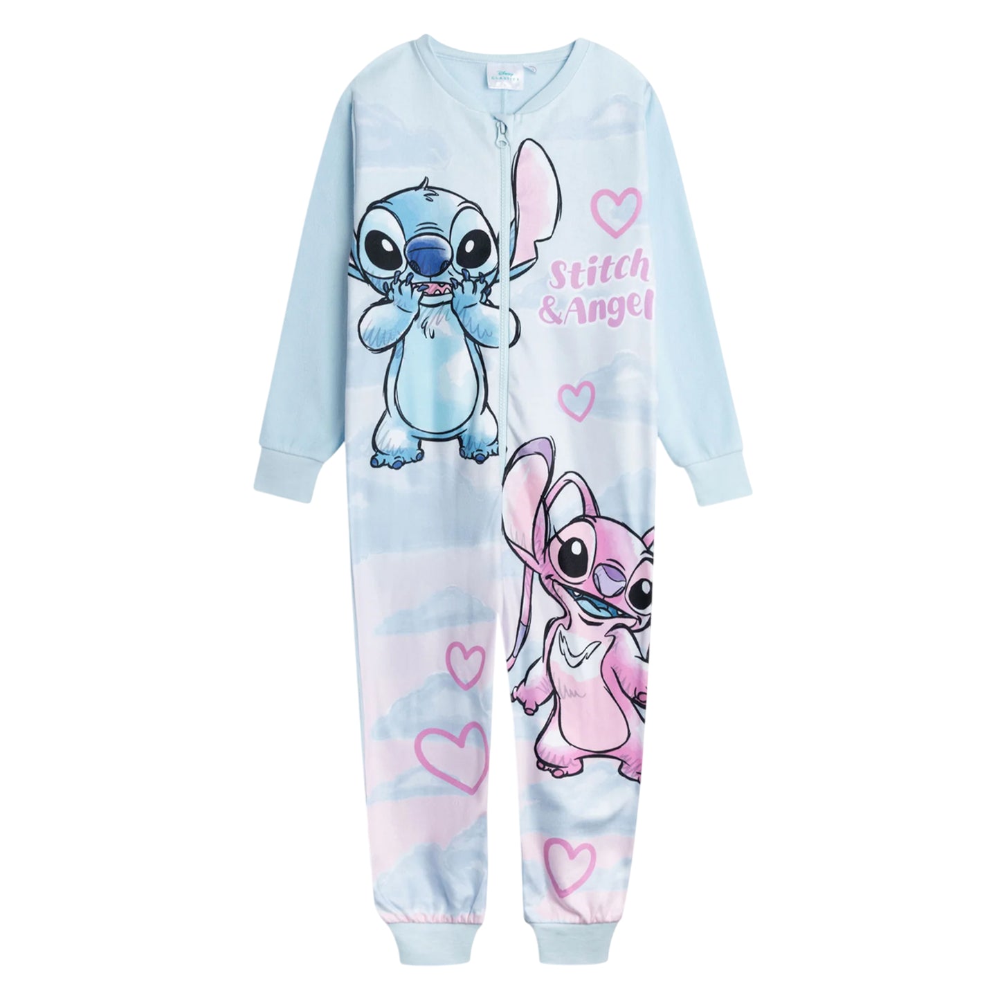 Blue - Front - Lilo & Stitch Girls Lilo & Stitch All-In-One Nightwear