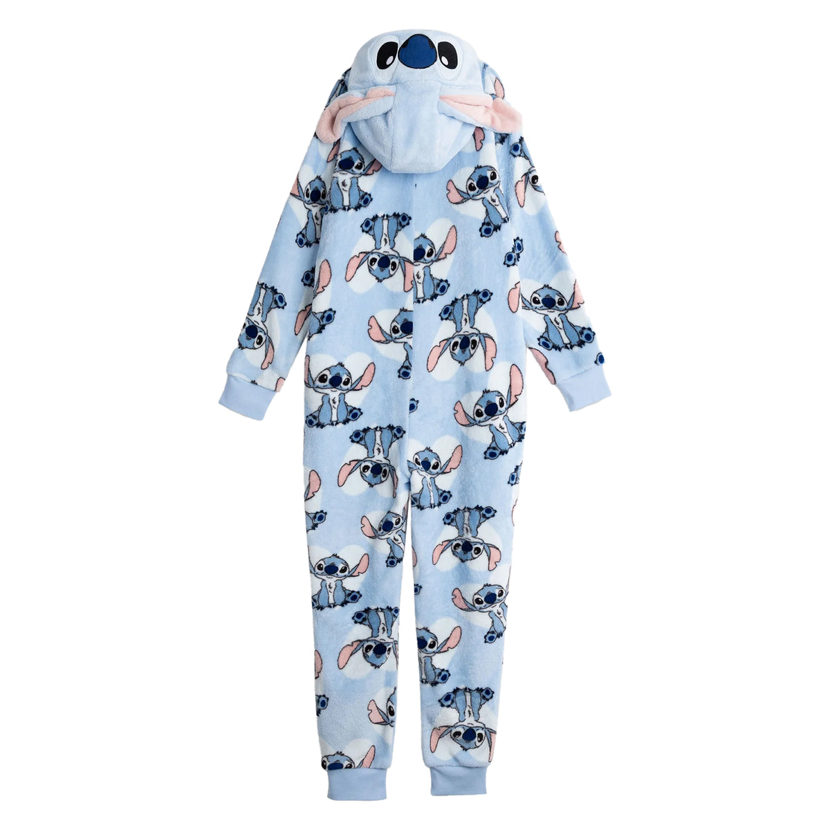 Blue - Back - Lilo & Stitch Girls Stitch All-In-One Nightwear