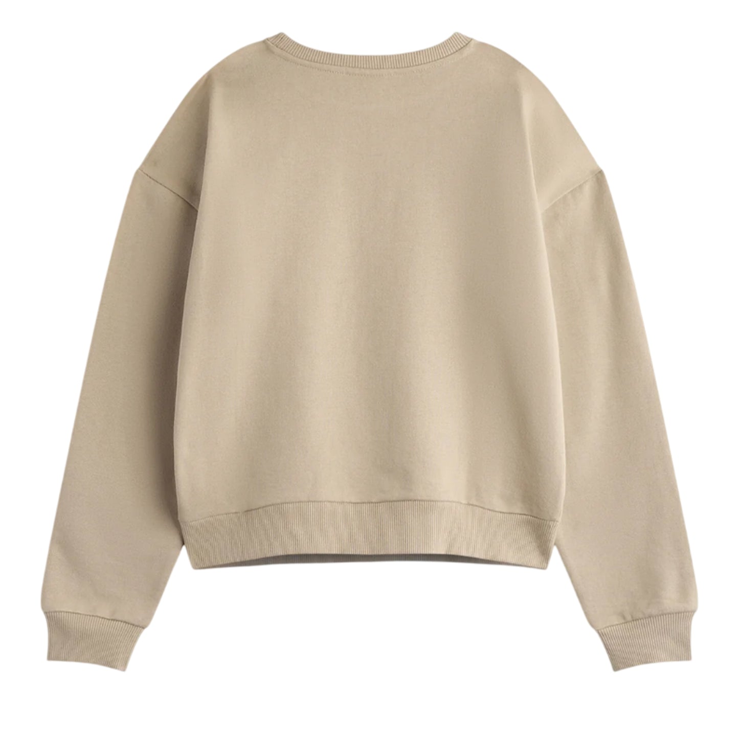 Beige - Back - Pusheen Girls Big Face Sweatshirt & Jogging Bottoms