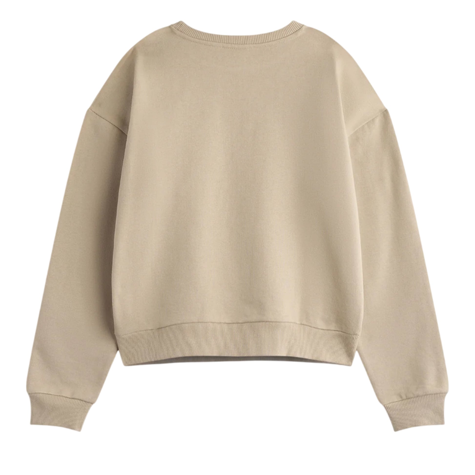 Beige - Back - Pusheen Girls Big Face Sweatshirt & Jogging Bottoms