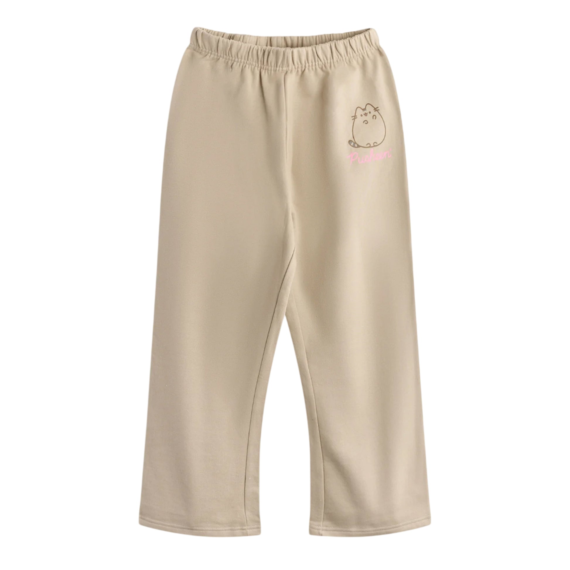 Beige - Lifestyle - Pusheen Girls Big Face Sweatshirt & Jogging Bottoms
