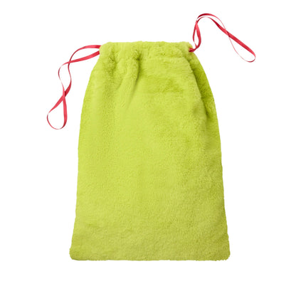 Green - Back - The Grinch Drawstring Bag
