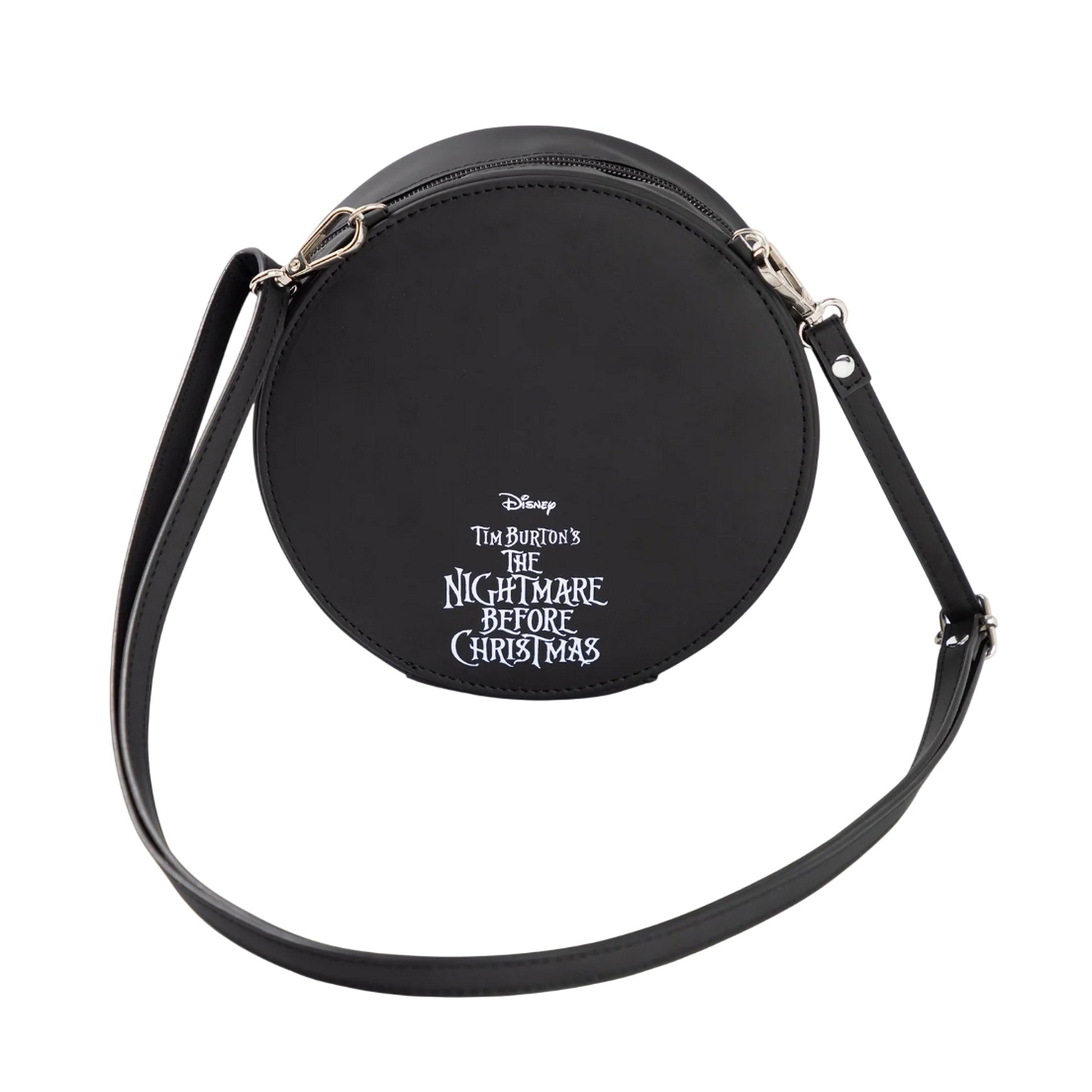 Black-White - Back - Nightmare Before Christmas Womens-Ladies Crossbody Bag