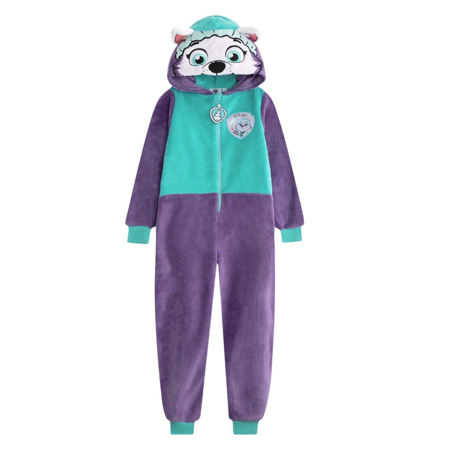 Multicoloured - Front - Paw Patrol Girls Everest All-In-One Nightwear