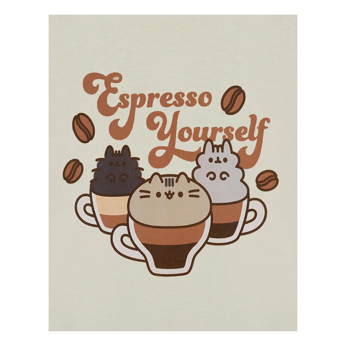 Oatmeal - Lifestyle - Pusheen Womens-Ladies Espresso Yourself Short-Sleeved T-Shirt