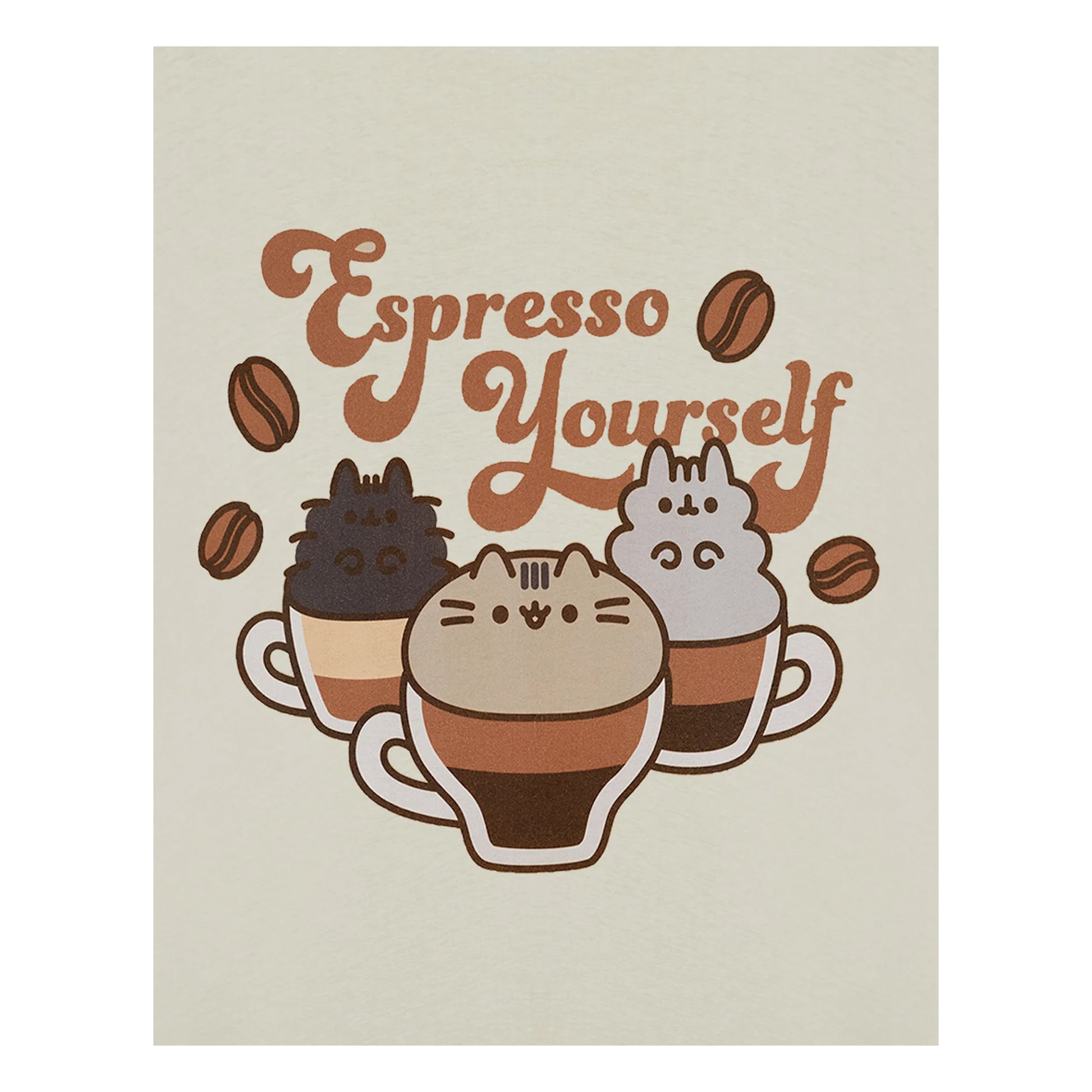 Oatmeal - Lifestyle - Pusheen Womens-Ladies Espresso Yourself Short-Sleeved T-Shirt