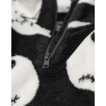 Black - Lifestyle - The Nightmare Before Christmas Unisex Adult Faces Quarter Zip Jumper