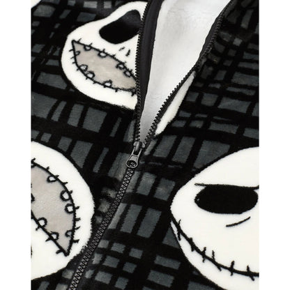 Black - Lifestyle - The Nightmare Before Christmas Unisex Adult Jack Skellington Blanket Hoodie