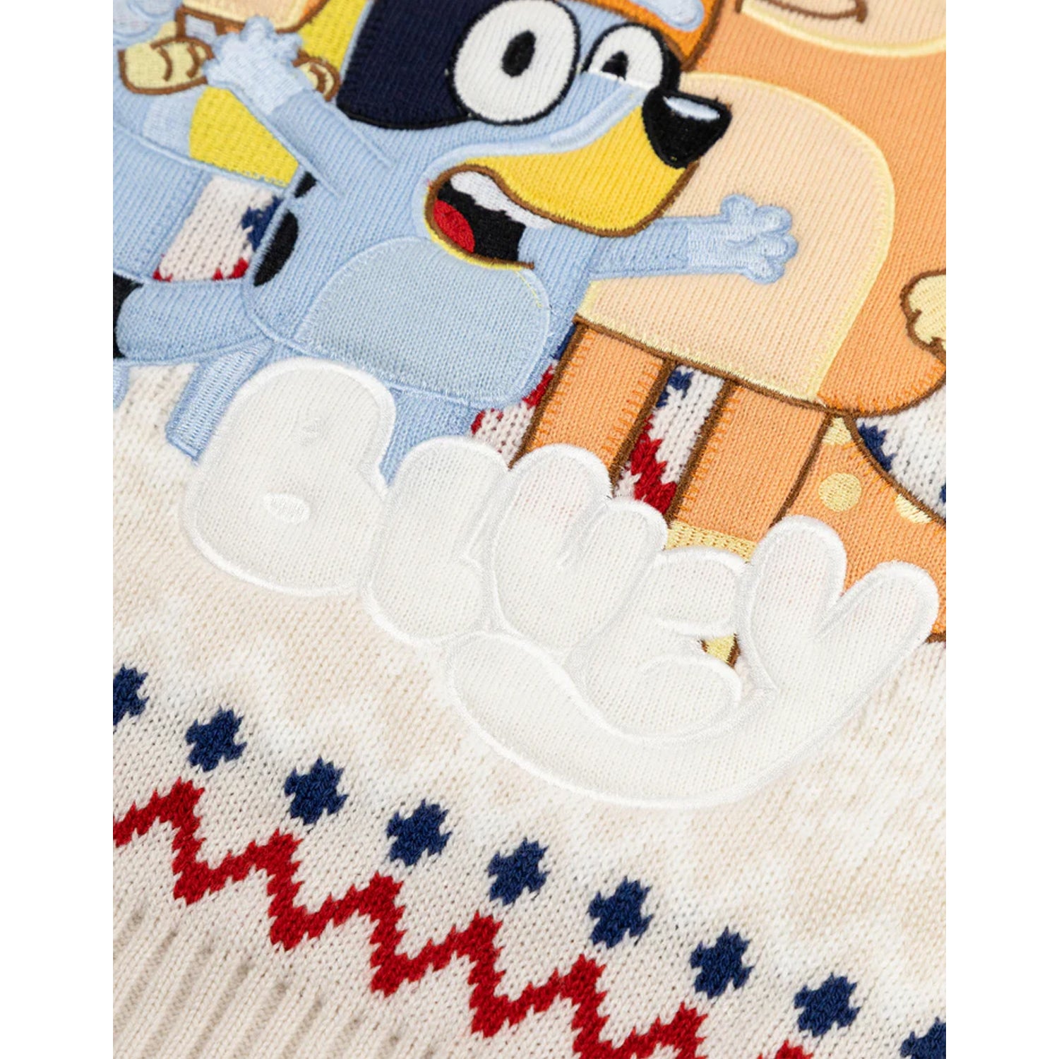 Beige - Lifestyle - Bluey Unisex Adult Character Christmas Jumper