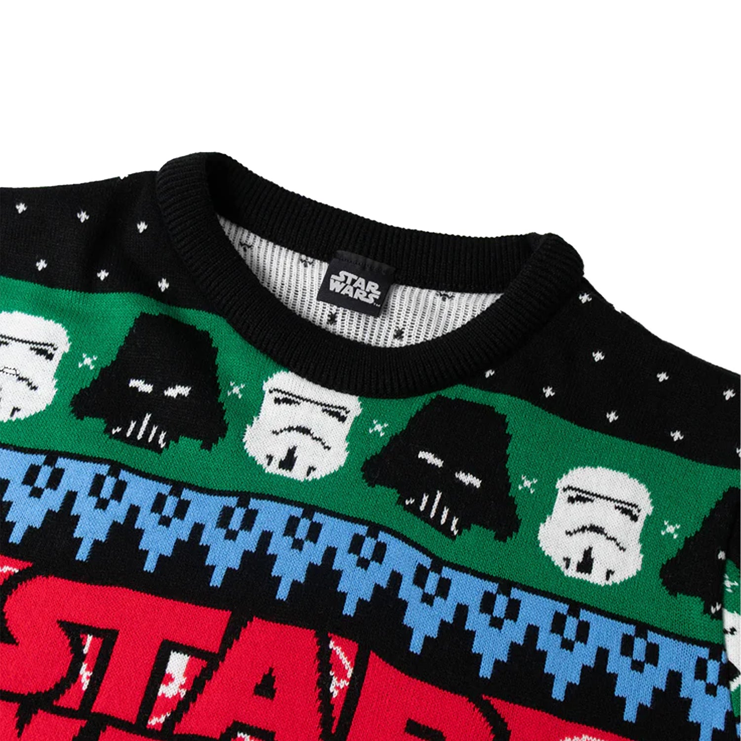 Multicoloured - Side - Star Wars Mens Logo Christmas Jumper