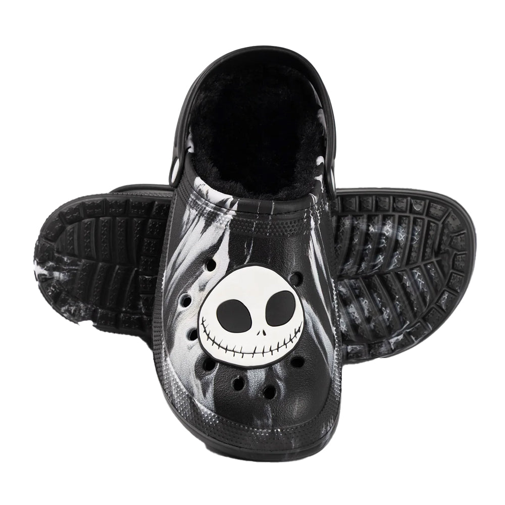 Black - Side - The Nightmare Before Christmas Unisex Adult Jack Skellington Clogs