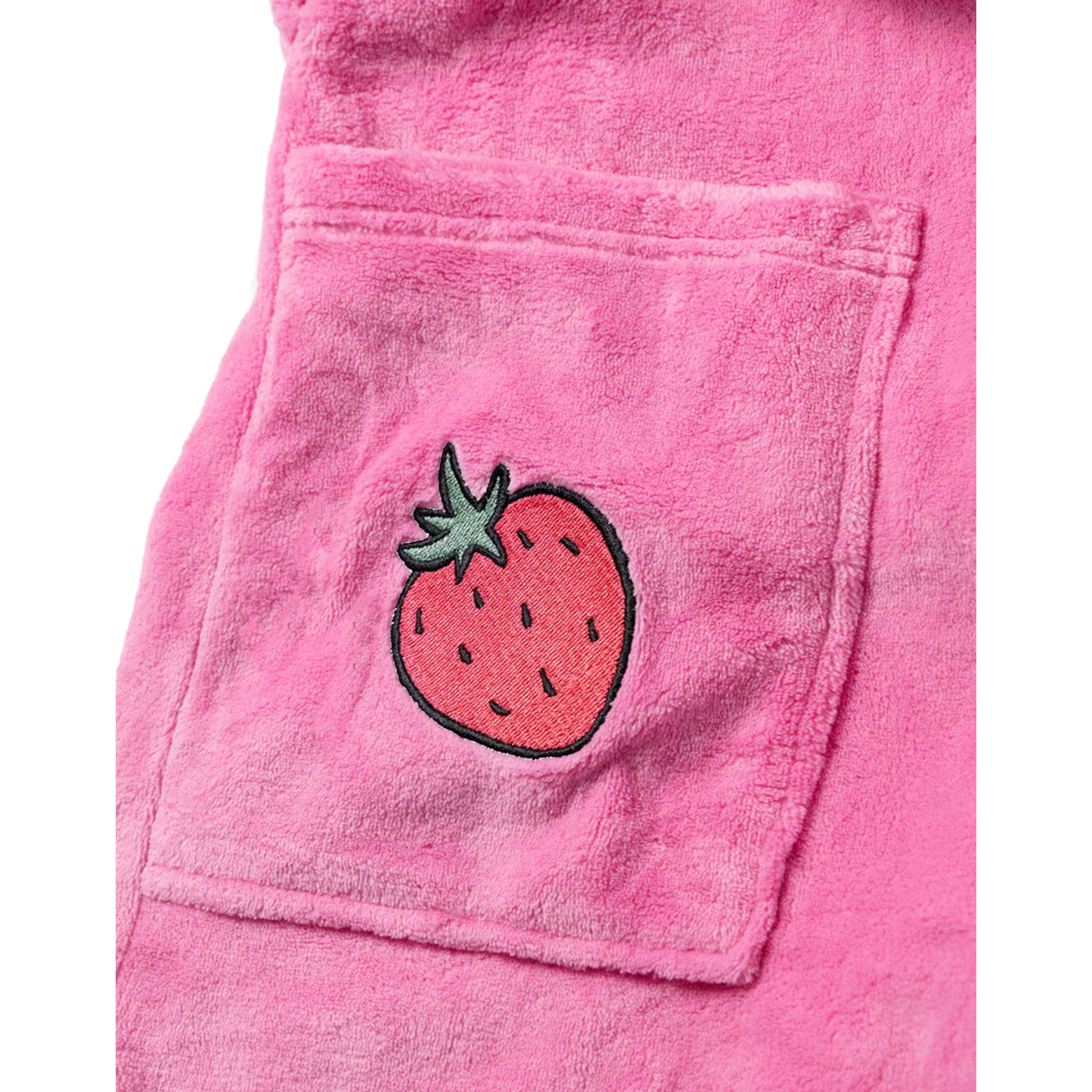 Pink - Side - Toy Story Womens-Ladies Hooded Robe
