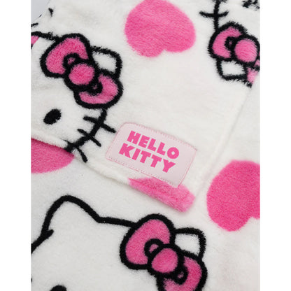 Multicoloured - Side - Hello Kitty Womens-Ladies Hooded Robe