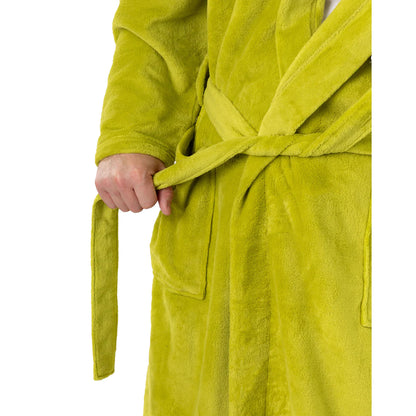 Green - Side - Shrek Unisex Adult Hooded Robe