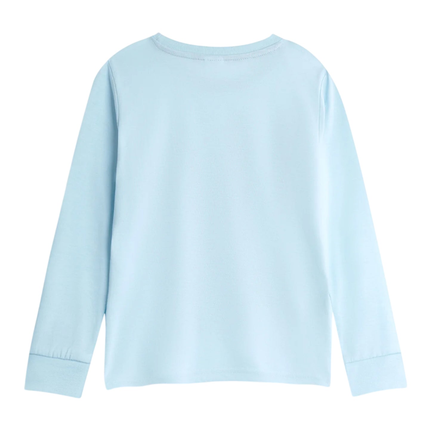 Blue - Back - Lilo & Stitch Childrens-Kids Long-Sleeved Christmas Long Pyjama Set