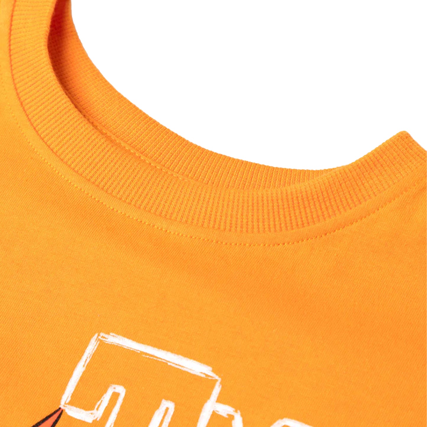 Orange - Side - Teenage Mutant Ninja Turtles Boys Michelangelo Short-Sleeved T-Shirt