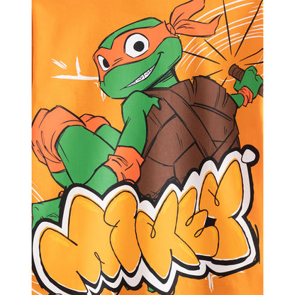 Orange - Lifestyle - Teenage Mutant Ninja Turtles Boys Michelangelo Short-Sleeved T-Shirt