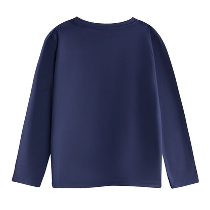 Blue - Back - Lilo & Stitch Boys Character Long-Sleeved Long Pyjama Set