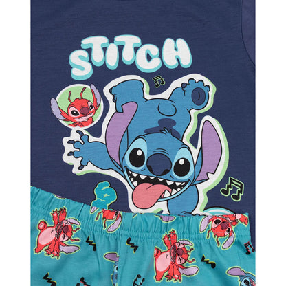 Blue - Lifestyle - Lilo & Stitch Boys Character Long-Sleeved Long Pyjama Set