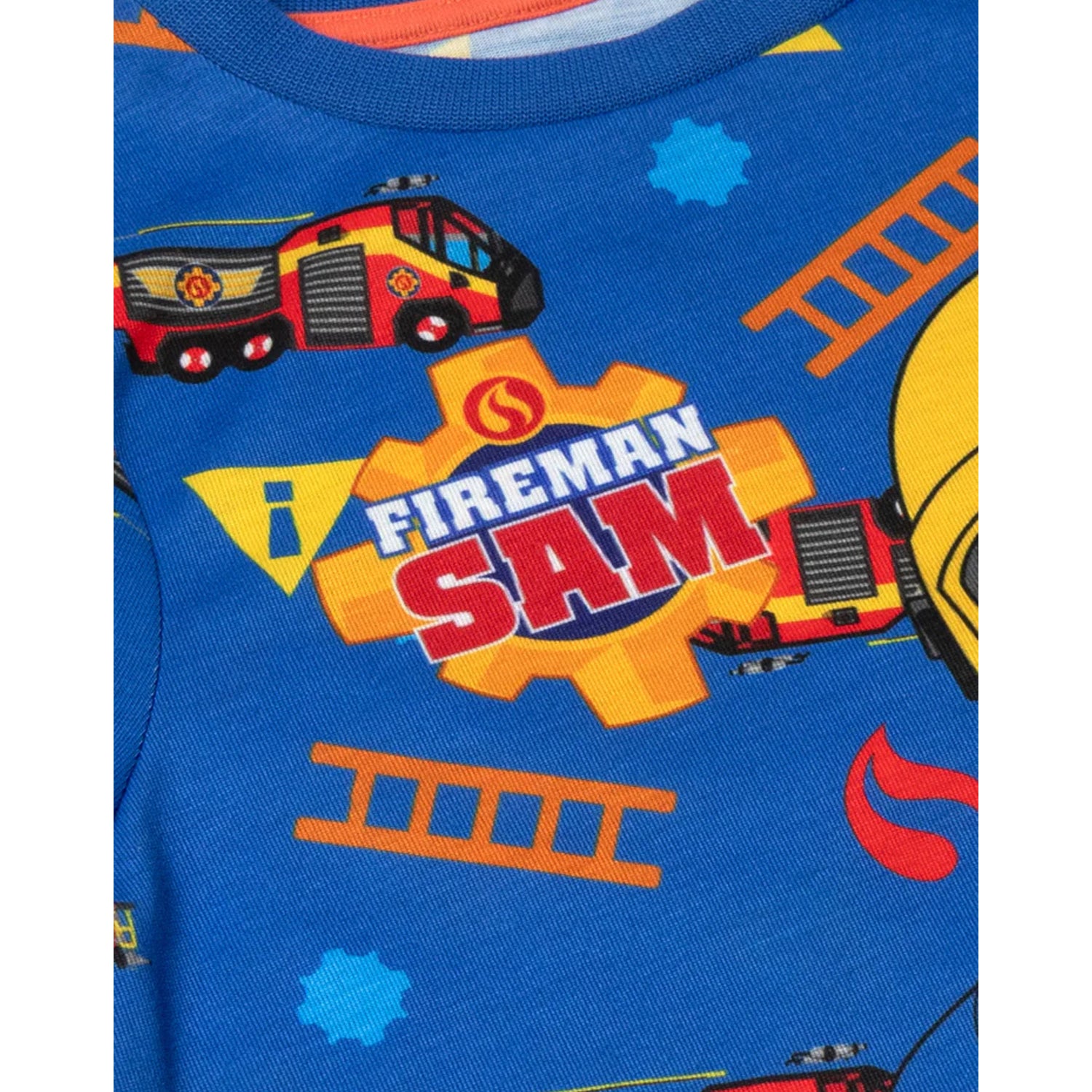 Blue - Lifestyle - Fireman Sam Boys Character Long-Sleeved Long Pyjama Set