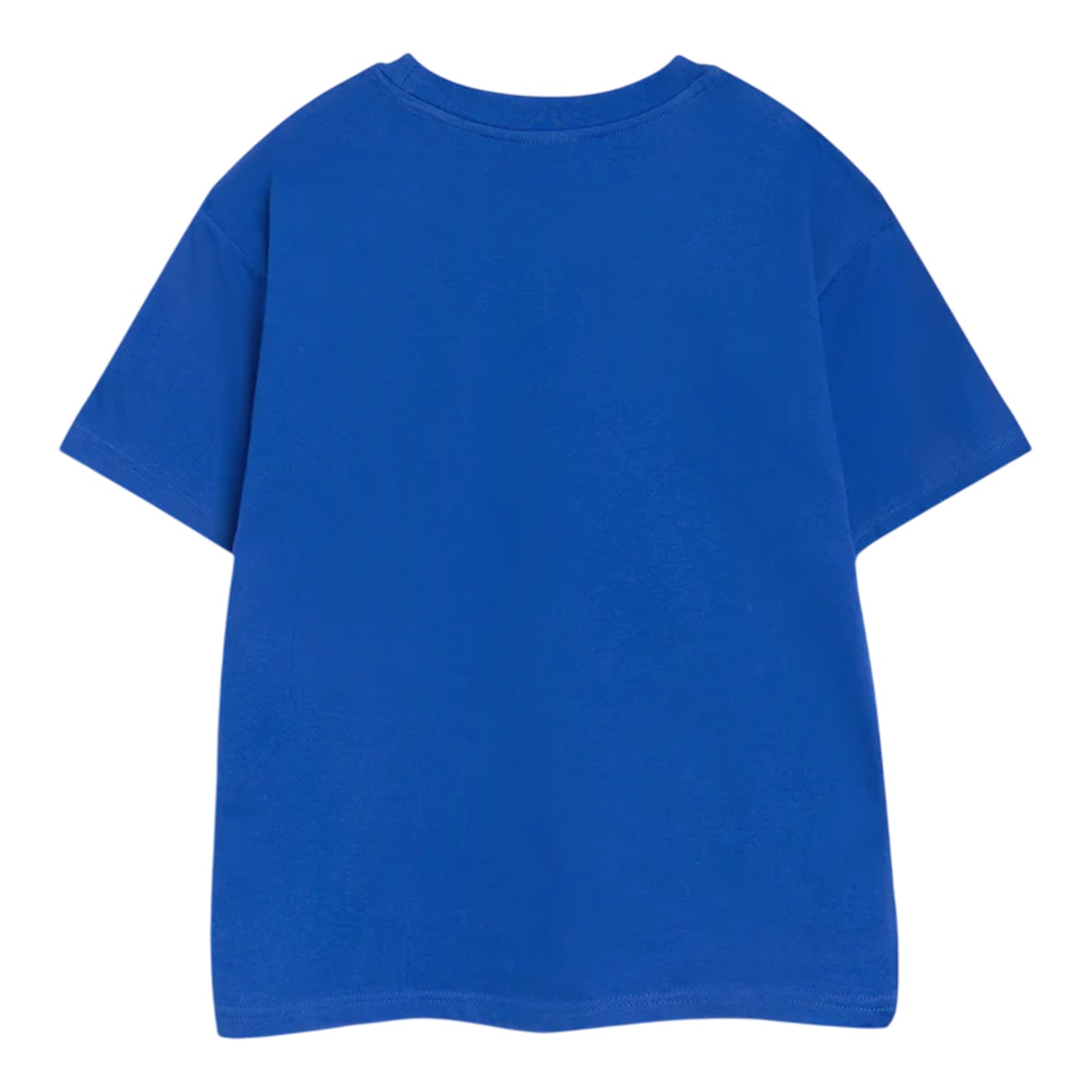 Blue - Back - Chelsea FC Boys Crest Short-Sleeved Long Pyjama Set