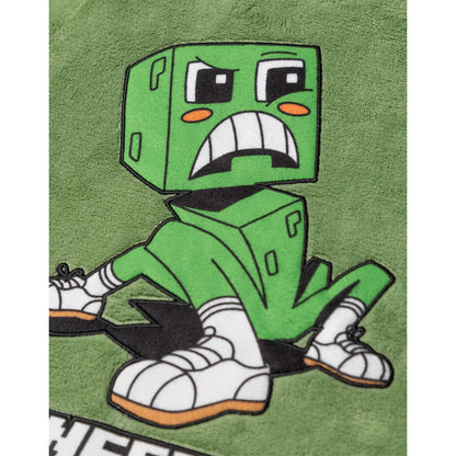 Green-Grey - Lifestyle - Minecraft Boys Creeper Long-Sleeved Long Pyjama Set