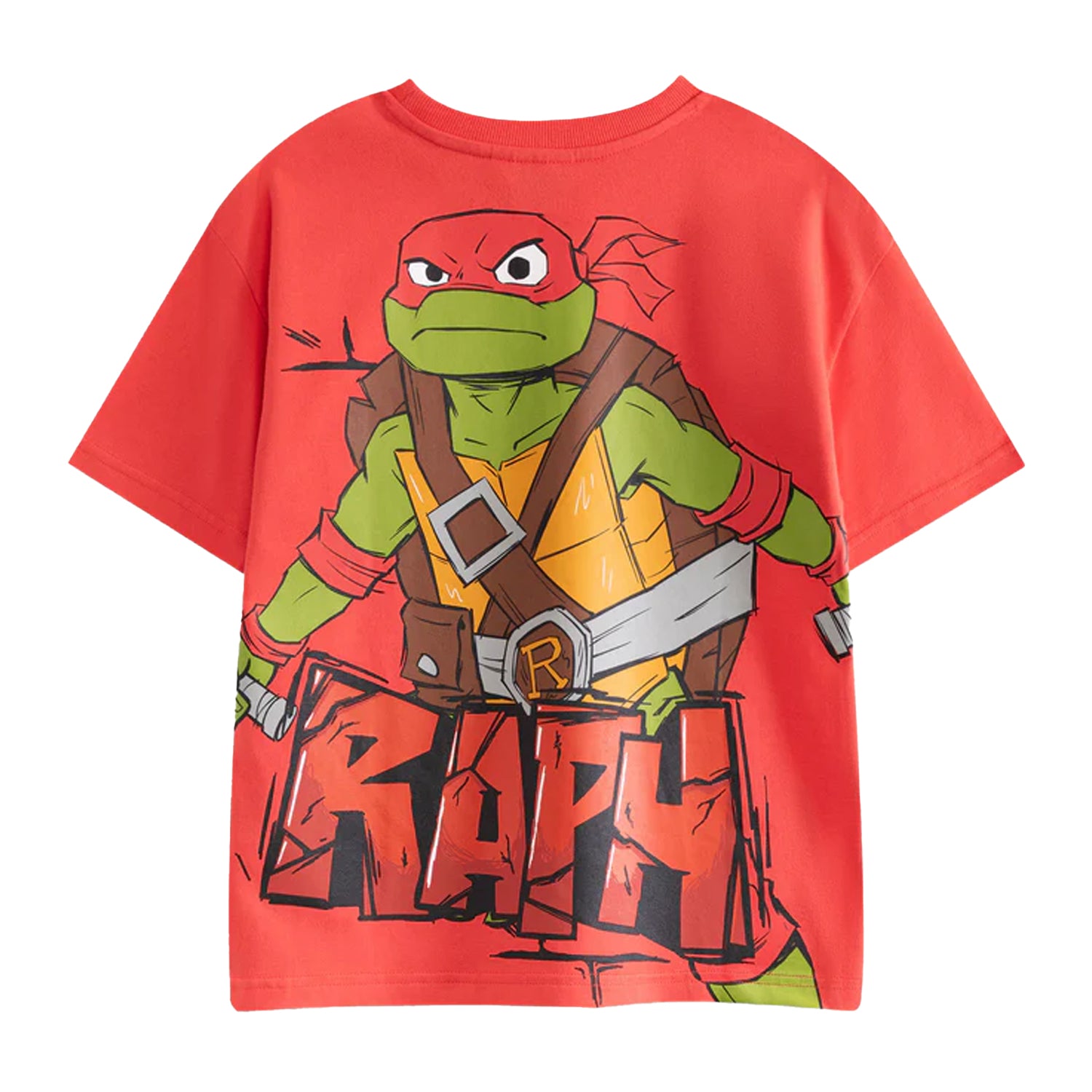 Red - Back - Teenage Mutant Ninja Turtles Boys Raphael T-Shirt