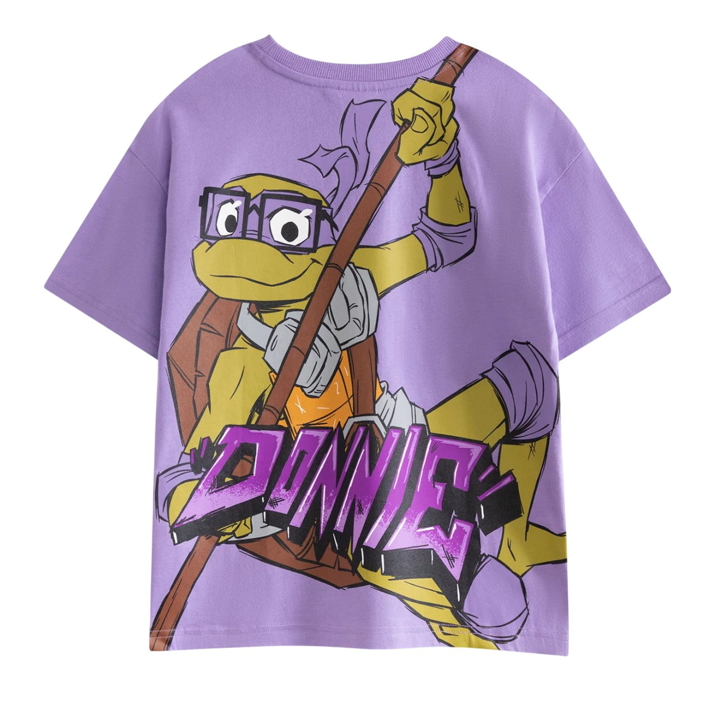 Purple - Back - Teenage Mutant Ninja Turtles Boys Donnie T-Shirt