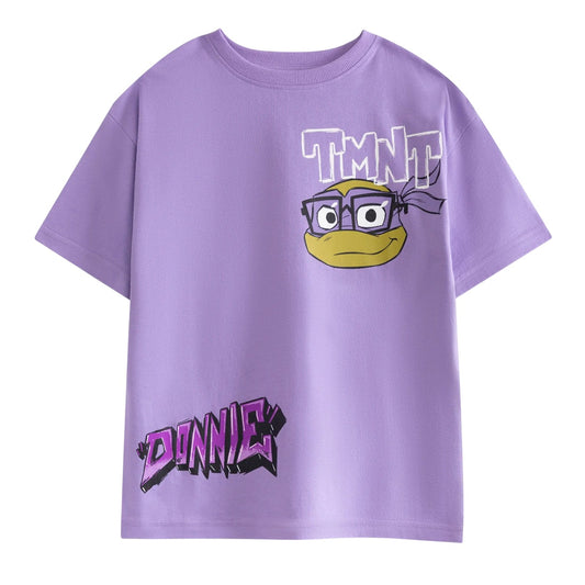 Purple - Front - Teenage Mutant Ninja Turtles Boys Donnie T-Shirt