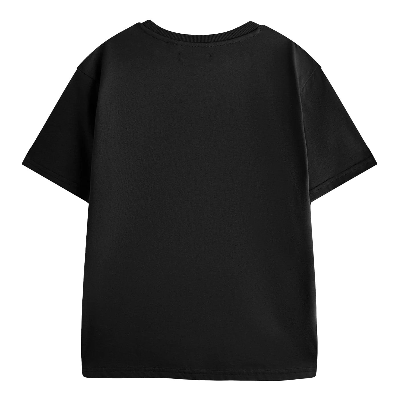 Black Solid - Back - Minecraft Boys Creeper Photograph T-Shirt