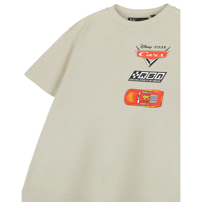 Beige - Close up - Cars Boys Lightning McQueen T-Shirt