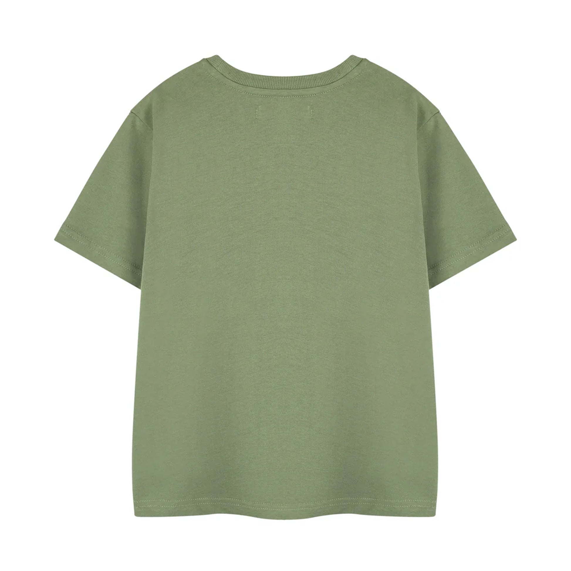 Khaki Green - Back - The Incredible Hulk Boys Short-Sleeved T-Shirt
