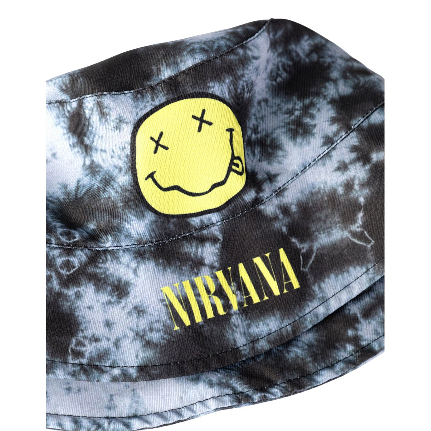 Black - Lifestyle - Nirvana Unisex Adult Logo Bucket Hat