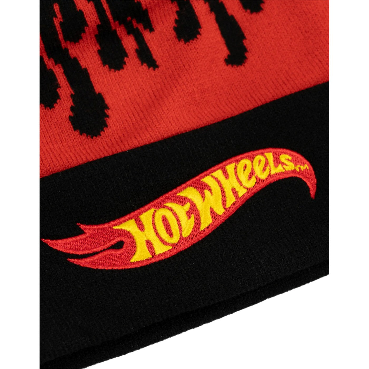 Black - Lifestyle - Hot Wheels Unisex Adult Flames Beanie