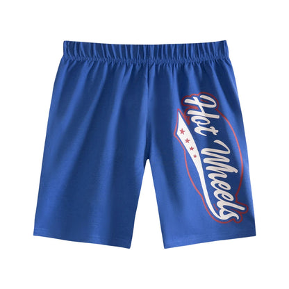 Multicoloured - Pack Shot - Hot Wheels Boys Retro Badge Short-Sleeved Short Pyjama Set (Pack of 2)