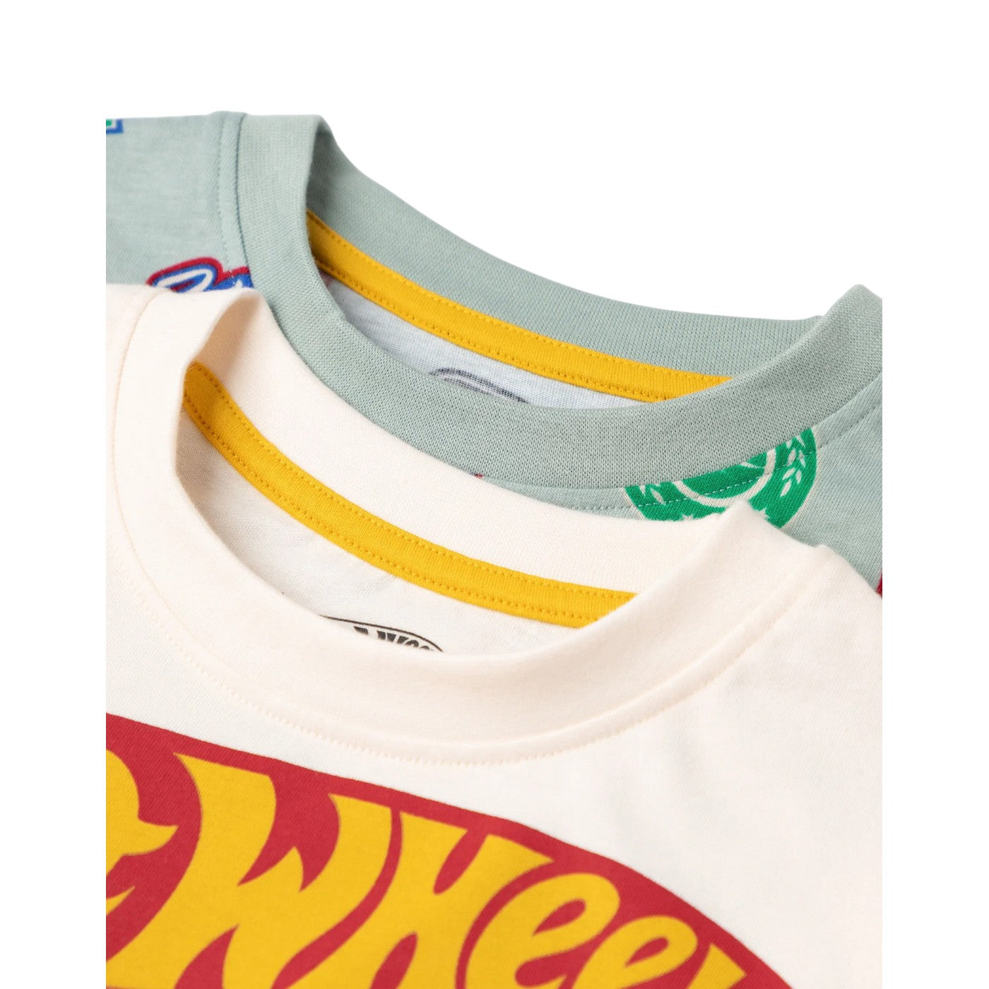 Multicoloured - Close up - Hot Wheels Boys Retro Badge Short-Sleeved Short Pyjama Set (Pack of 2)