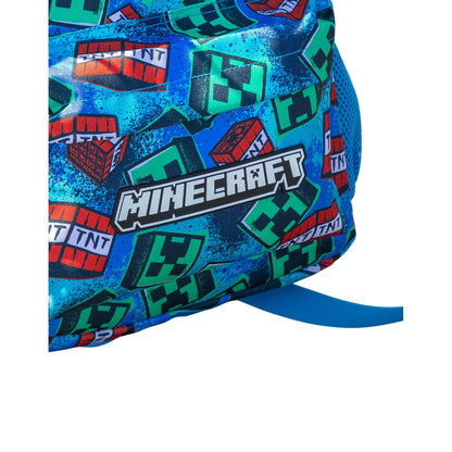 Blue - Lifestyle - Minecraft Childrens-Kids Logo Backpack