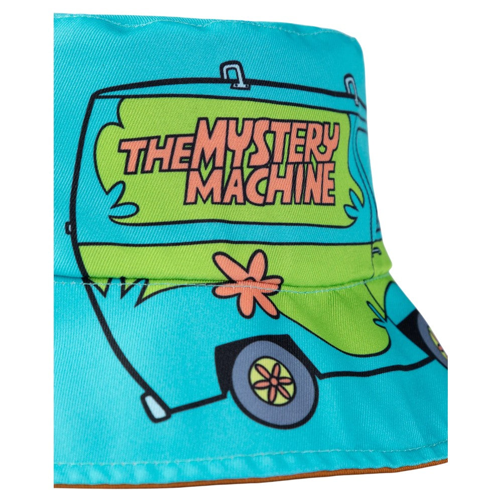 Brown-Sky Blue - Lifestyle - Scooby Doo Childrens-Kids Reversible Bucket Hat