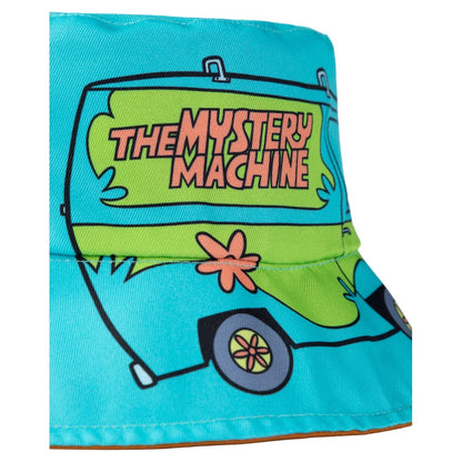 Brown-Sky Blue - Lifestyle - Scooby Doo Childrens-Kids Reversible Bucket Hat
