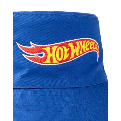 Multicoloured - Side - Hot Wheels Mens Checkerboard Logo Reversible Bucket Hat