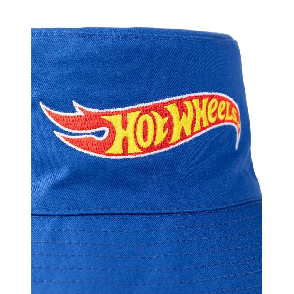 Multicoloured - Side - Hot Wheels Mens Checkerboard Logo Reversible Bucket Hat