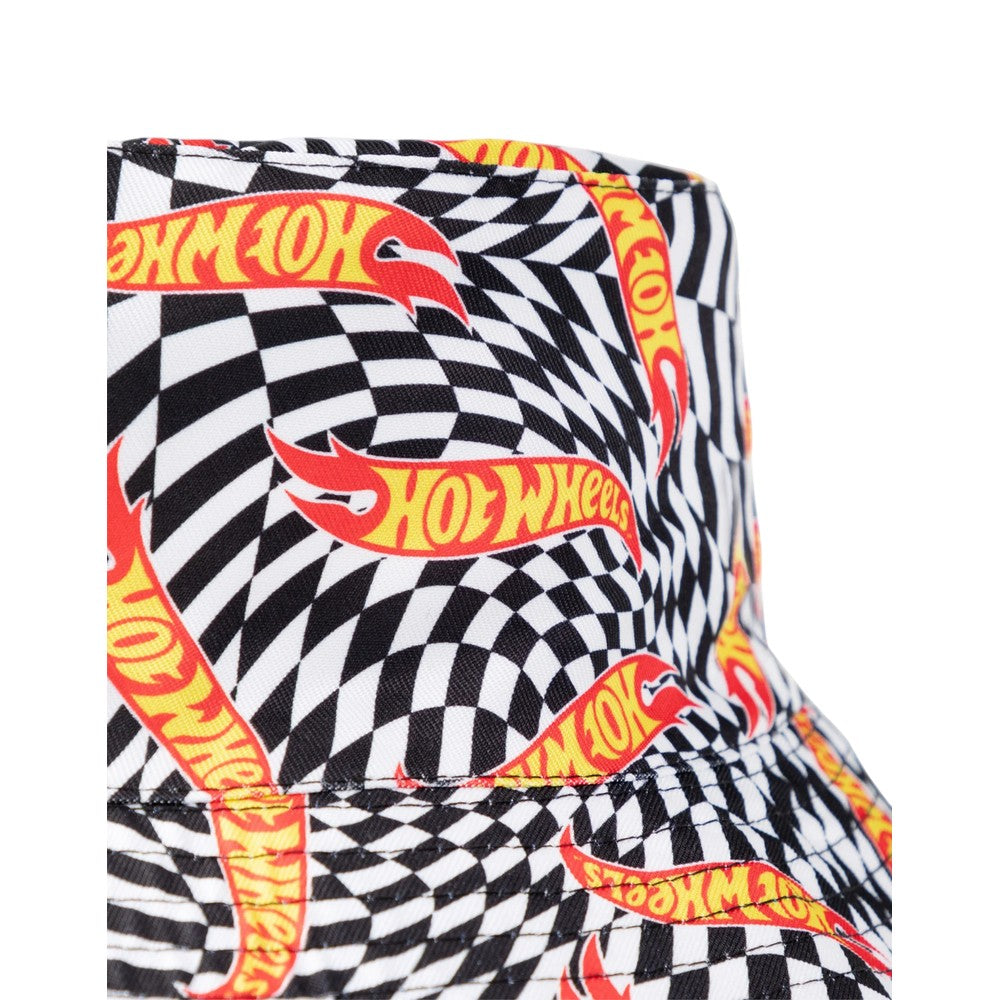 Multicoloured - Lifestyle - Hot Wheels Mens Checkerboard Logo Reversible Bucket Hat