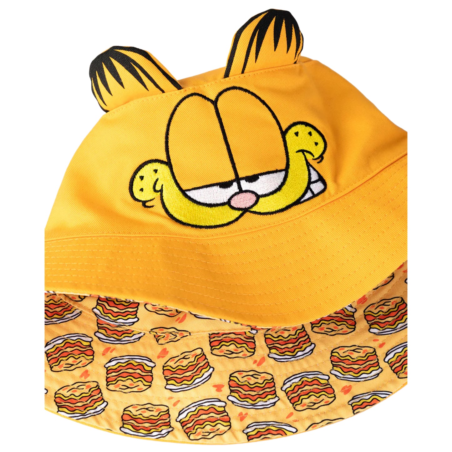 Orange - Back - Garfield Unisex Adult Lasagne Bucket Hat