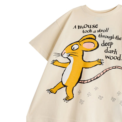 Beige - Lifestyle - The Gruffalo Childrens-Kids Mouse Short-Sleeved T-Shirt
