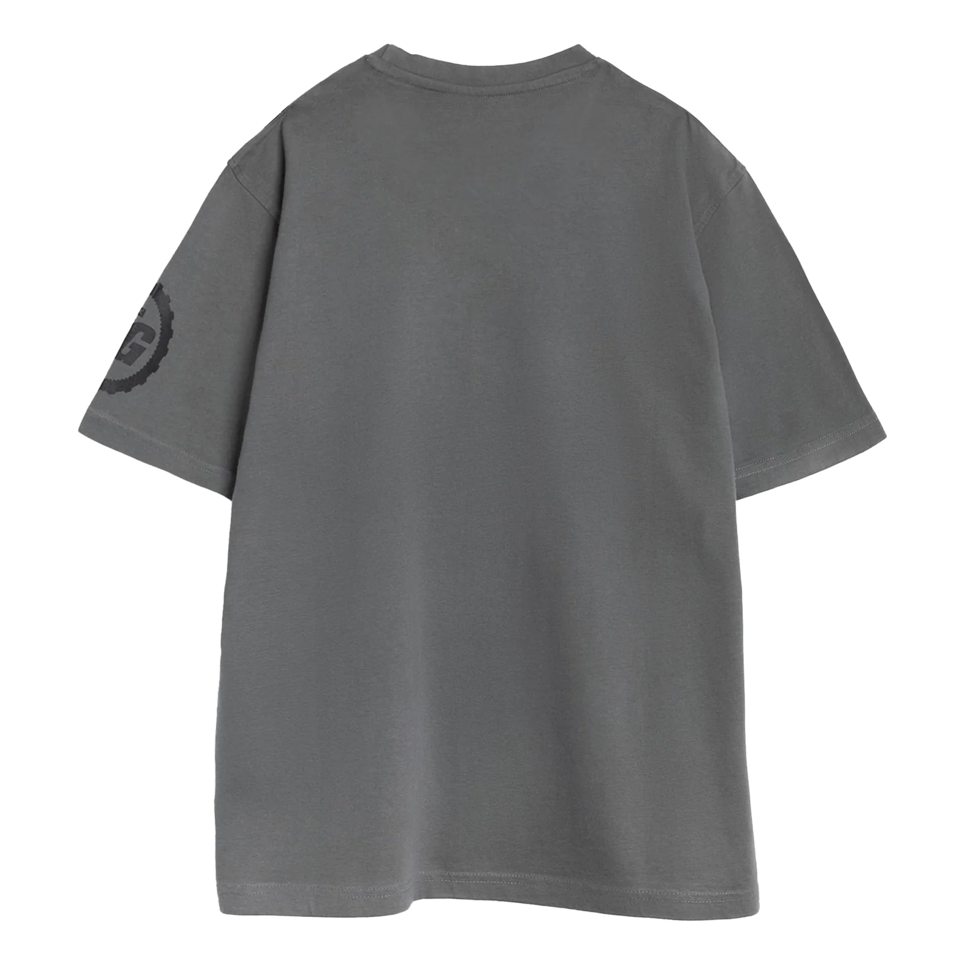 Grey - Back - Top Gear Unisex Adult Track Life Short-Sleeved T-Shirt