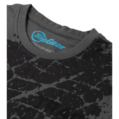 Grey - Pack Shot - Top Gear Unisex Adult Track Life Short-Sleeved T-Shirt